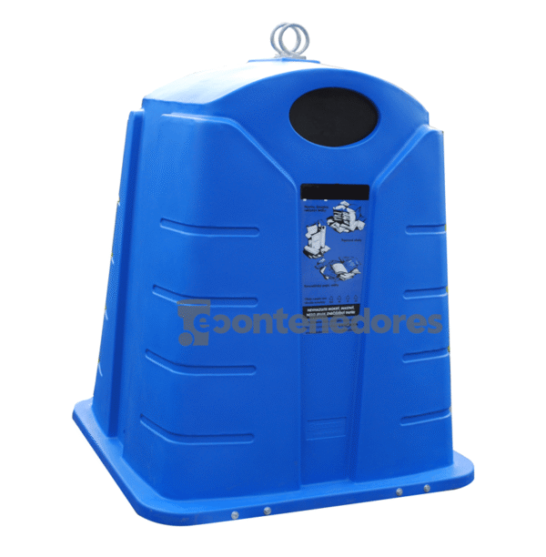 contenedor de separación de reciclaje