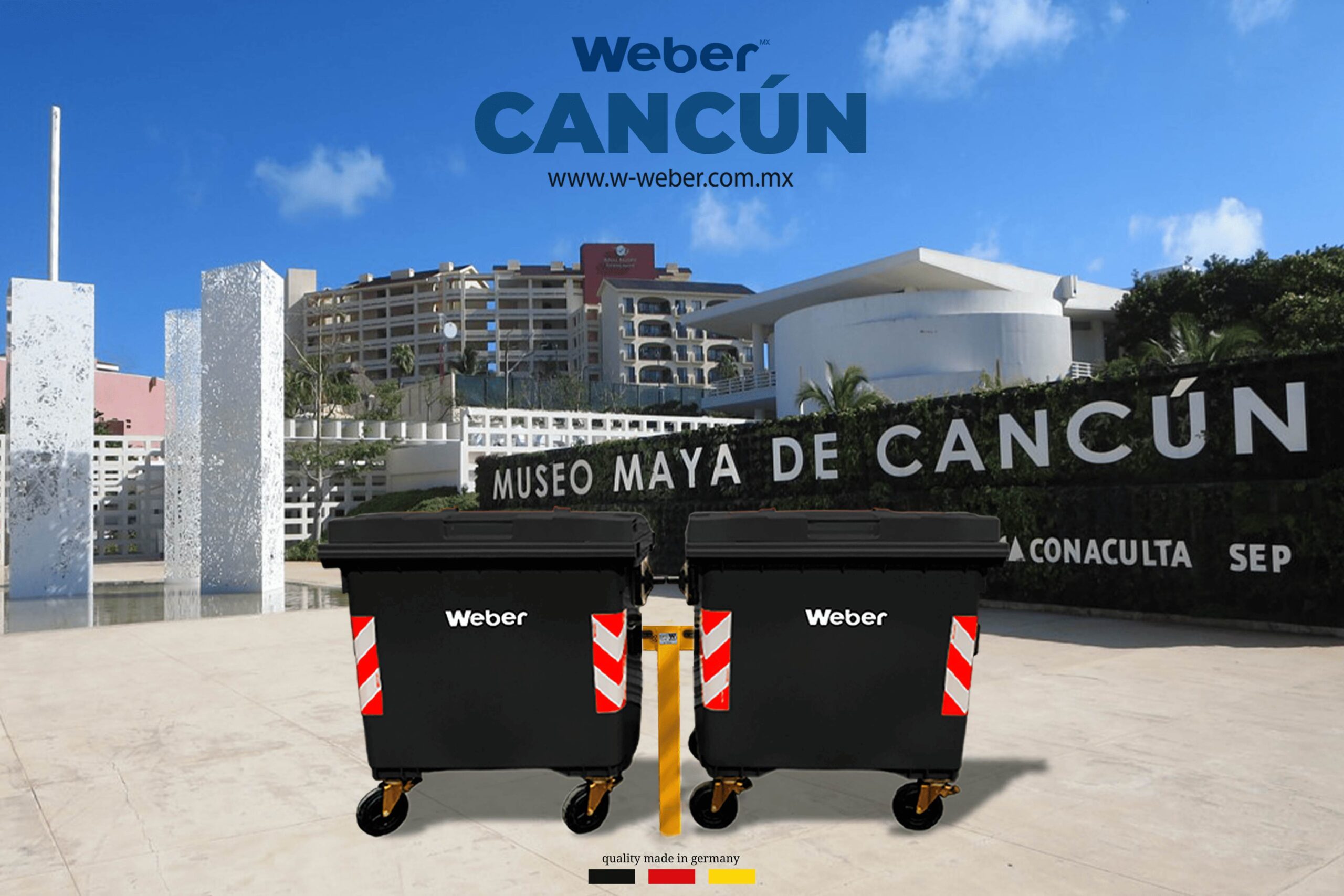 Ejemplo de los contenedores de basura disponibles en Econtenedores a precio competitivo.