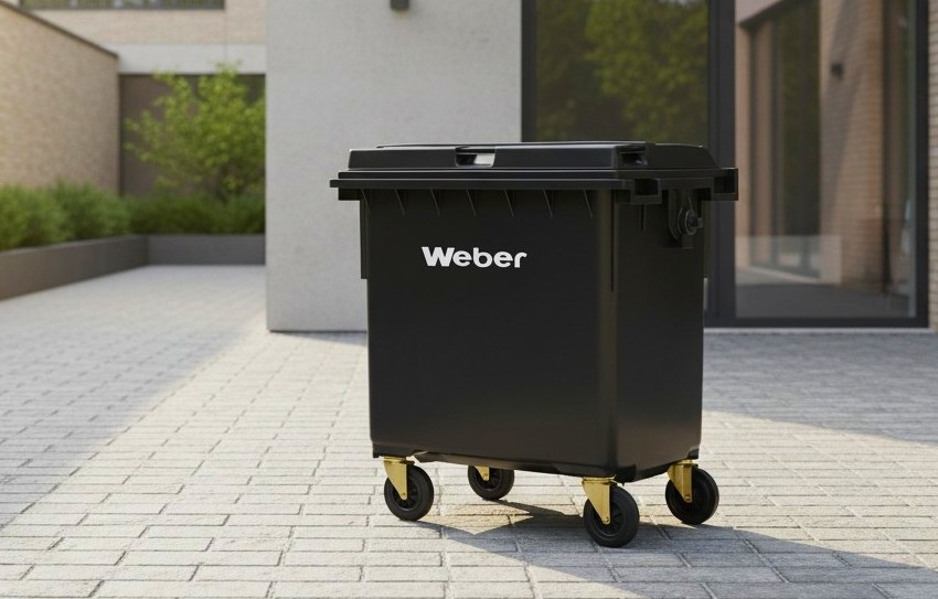 Contenedor negro exterior