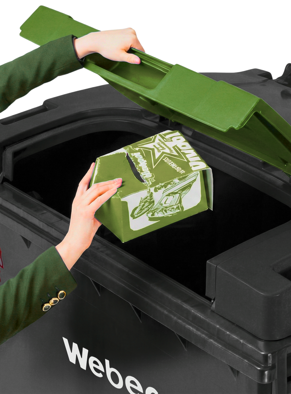 Contenedor verde